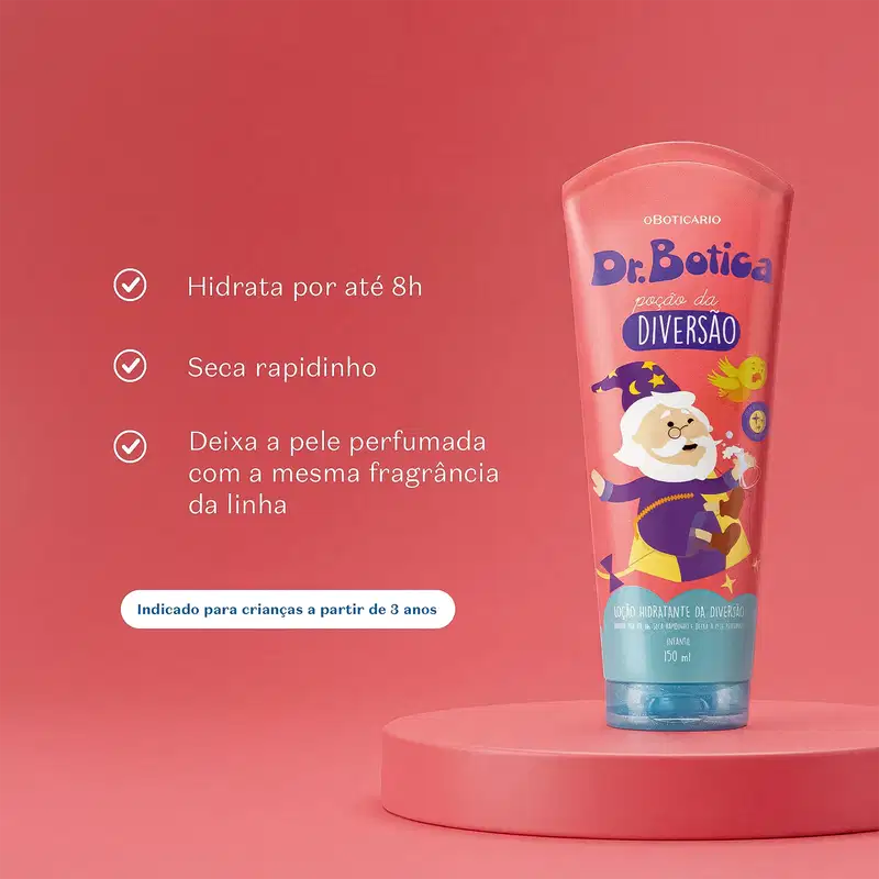 Dr. Botica Poção Da Diversão o Boticário - Loção Hidratante Corporal 150ml