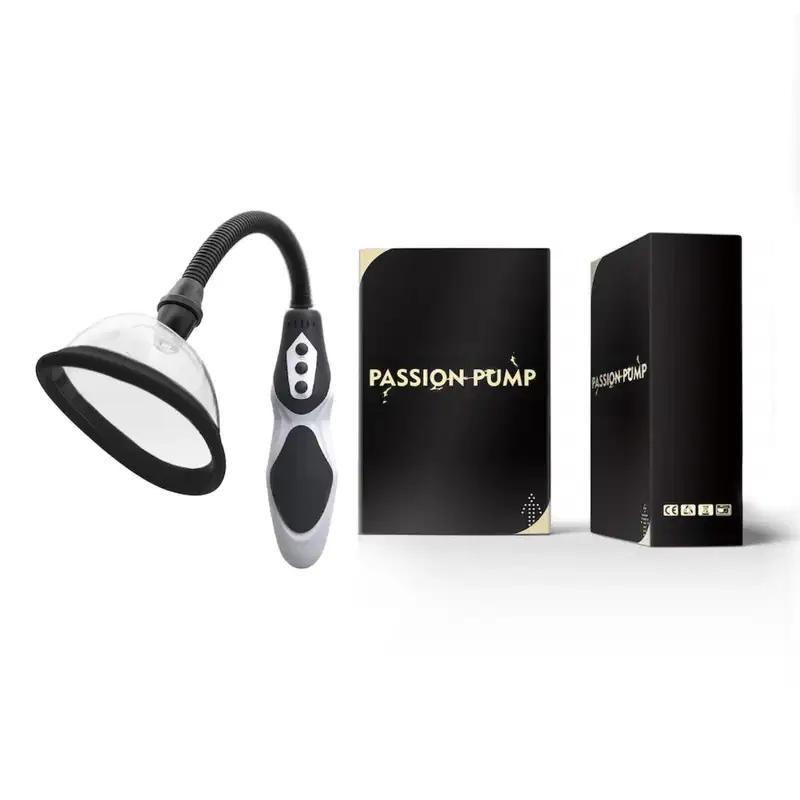 PASSION PUMP Bomba Vaginal Elétrica 4 Intensidades 13cm x 5cm Recarregável