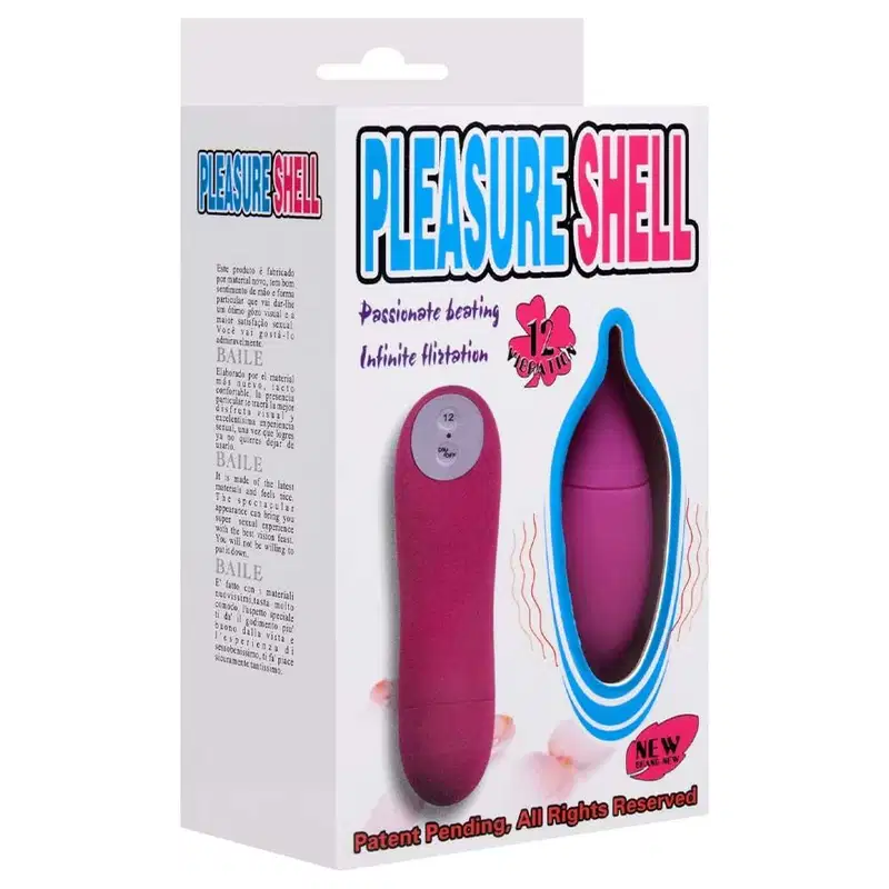 Vibrador Cápsula Vibratória 12 Funções Shell 4 Sensual Love