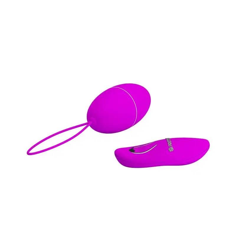 Vibrador bullet em silicone com 12 modos de vibração e controle remoto sem fio - pretty love joanne | 7,5 x 3,5 cm