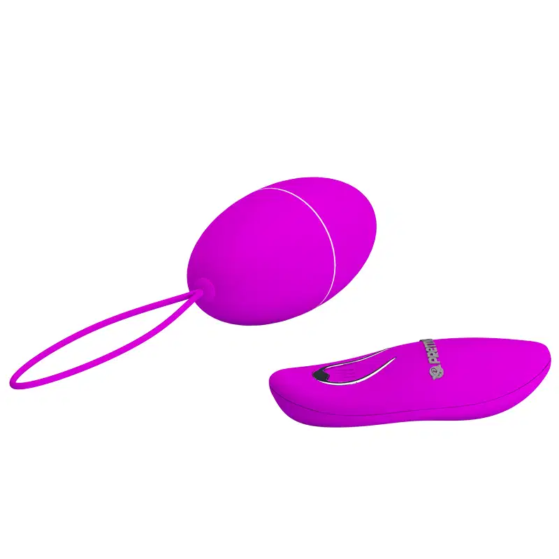 Vibrador bullet em silicone com 12 modos de vibração e controle remoto sem fio - pretty love joanne | 7,5 x 3,5 cm