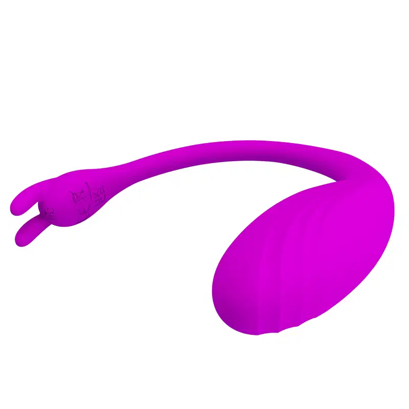 Bullet Recarregável em silicone com 12 modos de vibrações e controle remoto via app - Pretty love Catalina