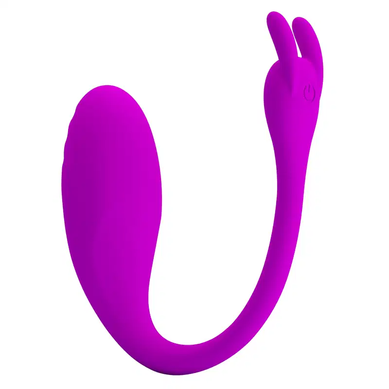 Bullet Recarregável em silicone com 12 modos de vibrações e controle remoto via app - Pretty love Catalina