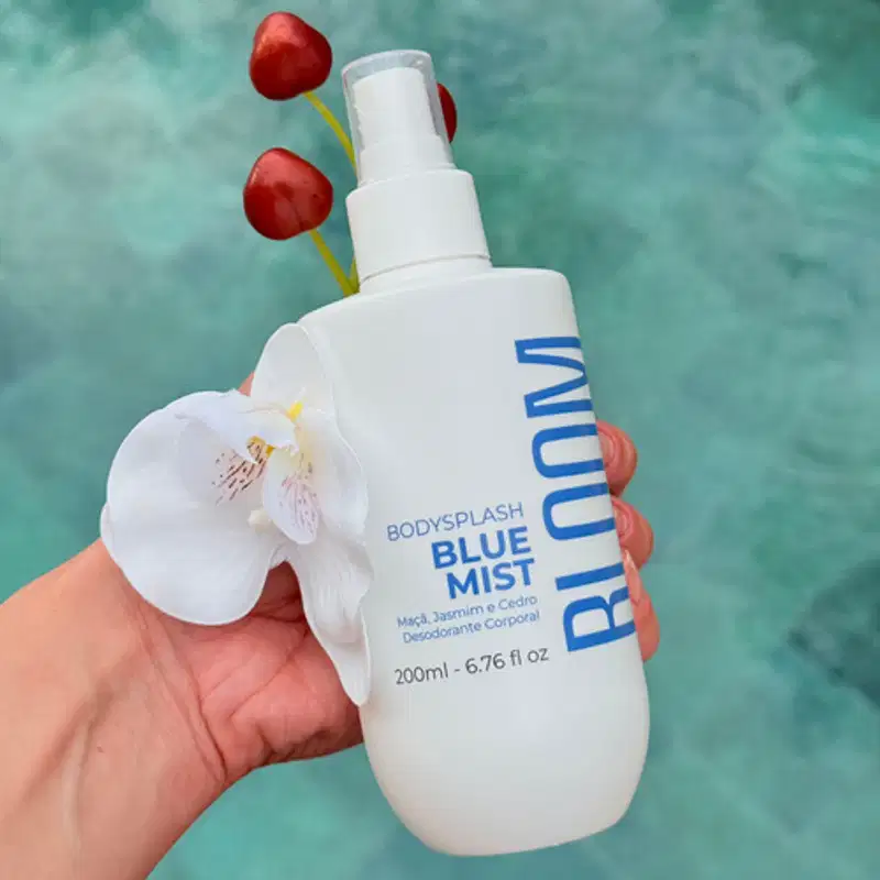 Body Splash Blue Mist Masculino - Deo Colônia - Bloom - 200 Ml - Spray