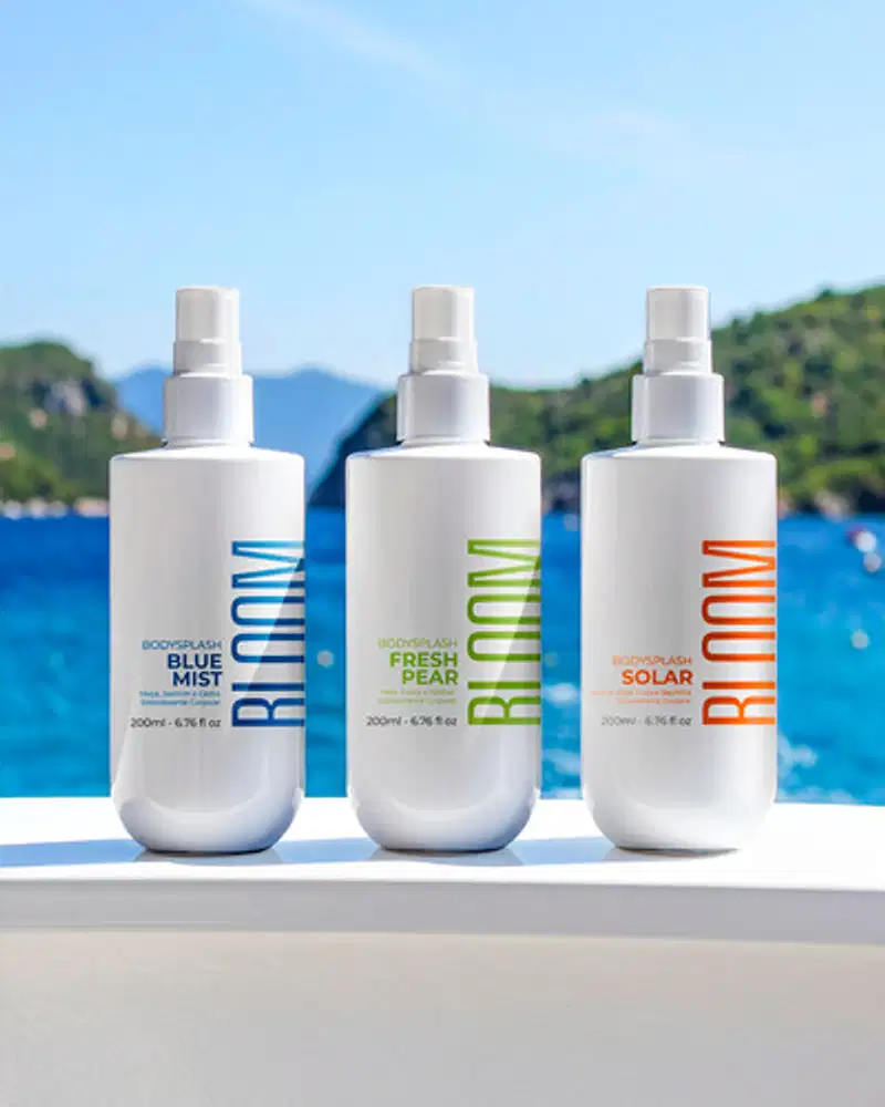 Body Splash Blue Mist Masculino - Deo Colônia - Bloom - 200 Ml - Spray