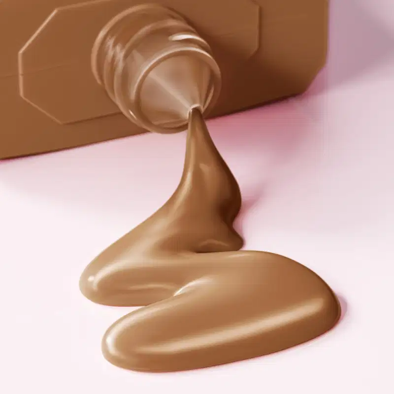 Base líquida Acabamento fosco Cor:Chocolate2
