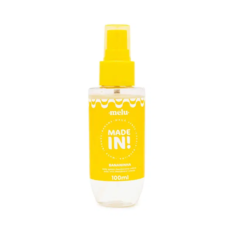 Body Splash Desodorante Colônia Bananinha Made In - Melu