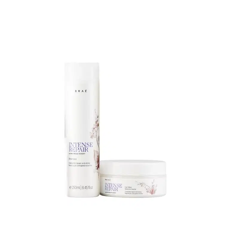 Kit Braé Intense Repair By Ana Paula Siebert - Shampoo 250ml + Máscara 200g