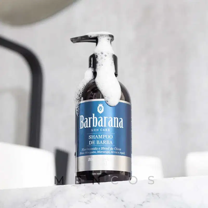 Shampoo de Barba Blue Kingdom Amadeirado Suave 150mL Barbarana