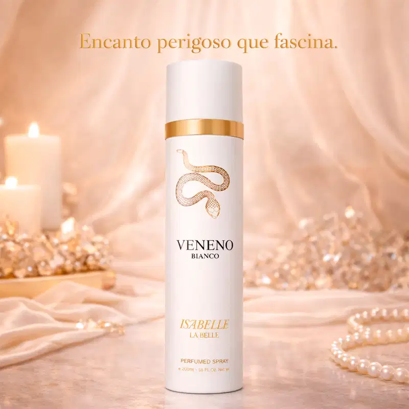 Body Splash Isabelle La Belle Veneno Bianco, 300ml.