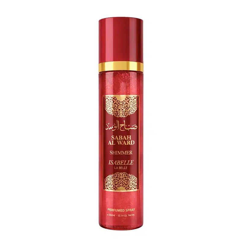 Body Splash Isabelle La Belle Shimmer Sabah Al Ward, 300ml.