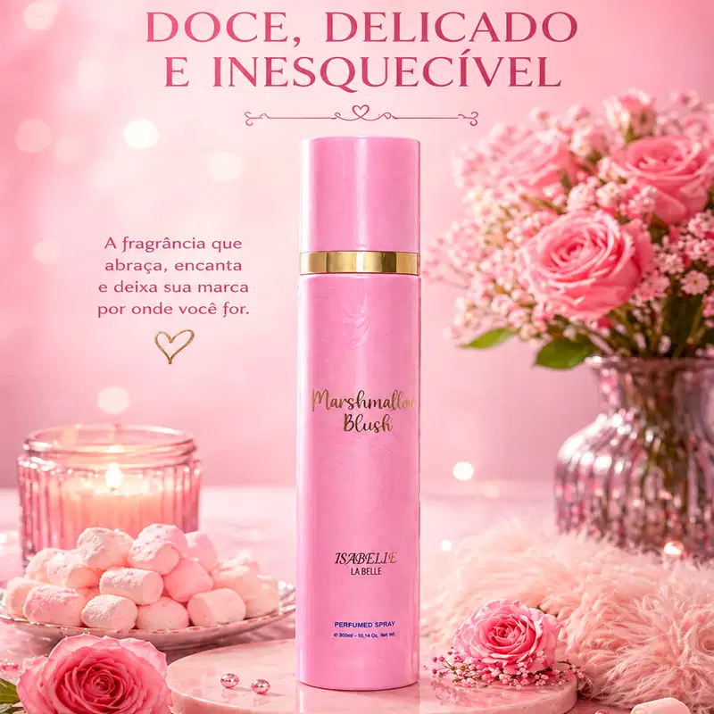 Body Splash Marshmallow Blush 300ml - Isabelle la Belle