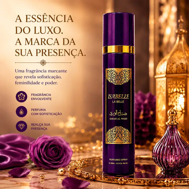 Body Splash Sabah Al Ward Delilah 300ml - Isabelle La Belle