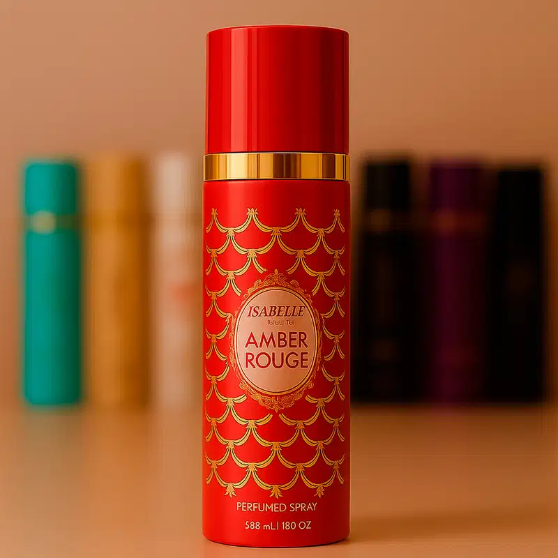 Body Splash Isabelle La Belle Amber Rouge, 300ml.