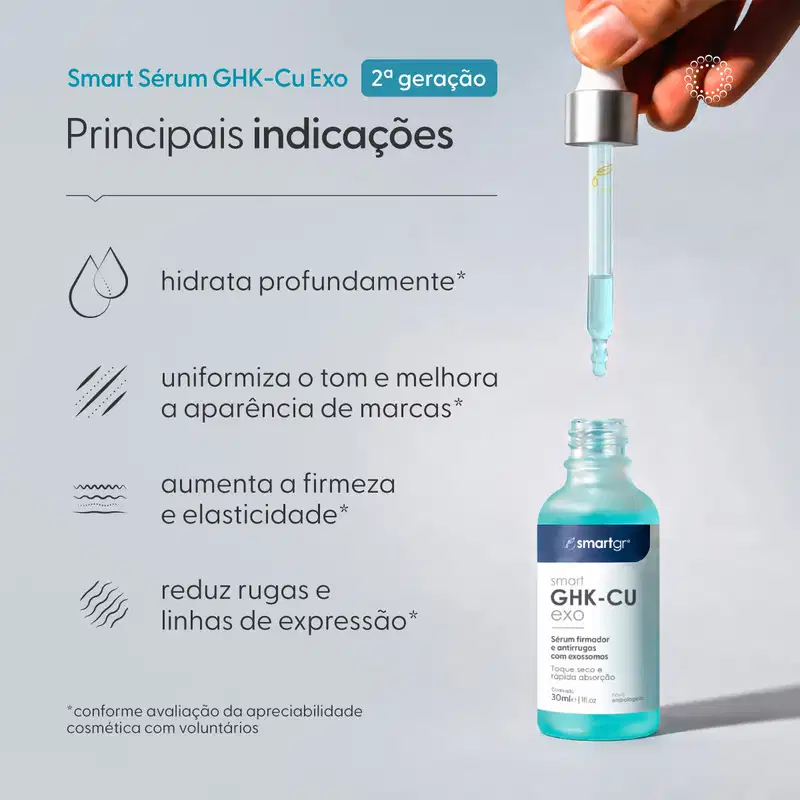 Sérum Smart GHK-CU Exo 2º Geração - 30 ml | Smart GR