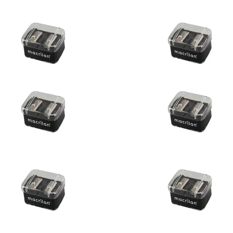 Kit com 6 Apontador Para Lápis de Maquiagem AP-01