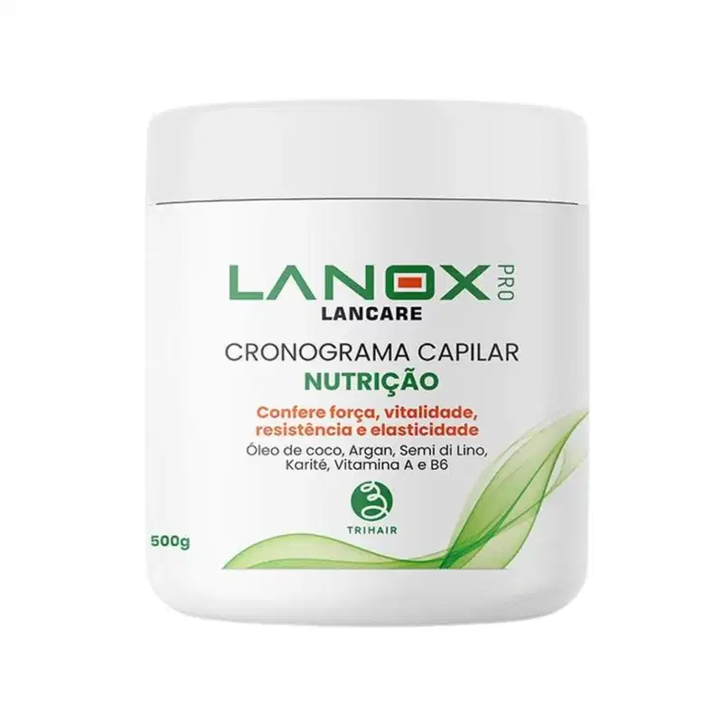 Máscara Nutrição Lancare Cronograma Capilar 500g Lanox