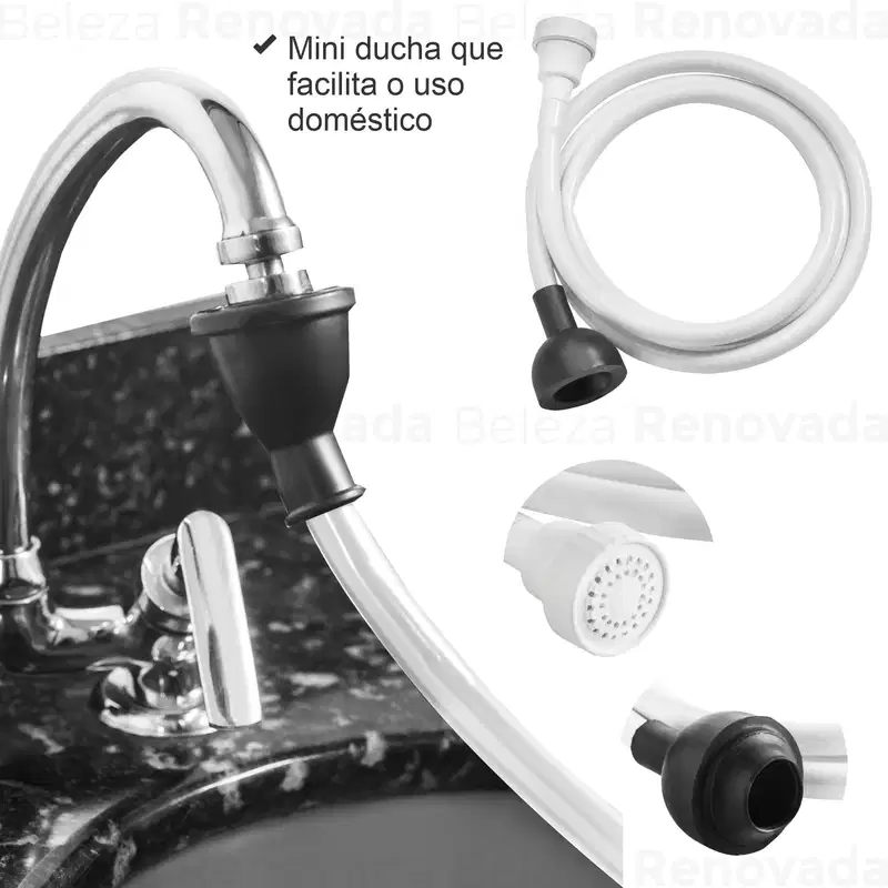 Calha Lava Cabelos Fácil +  Ducha Universal