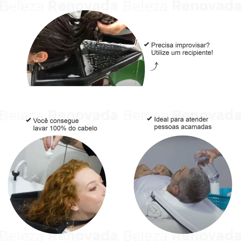 Calha Lava Cabelos Fácil +  Ducha Universal