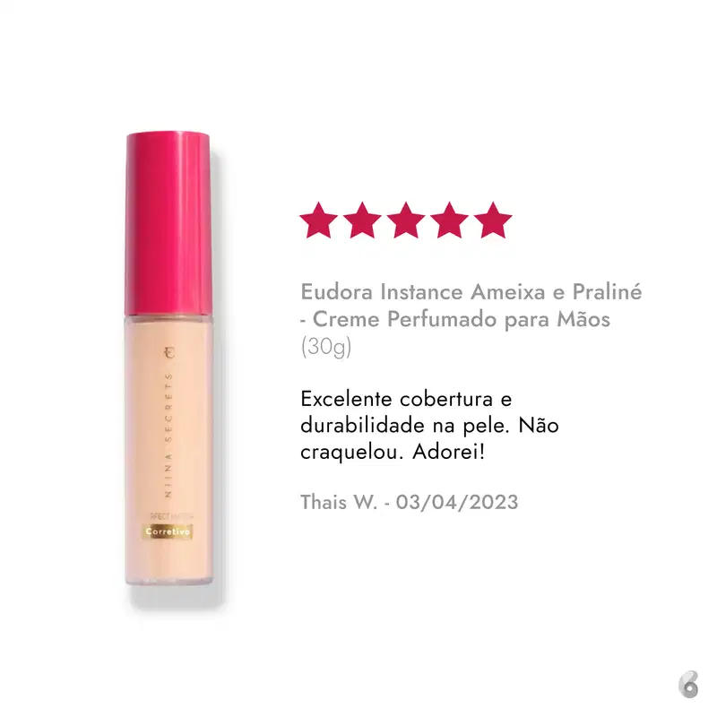Eudora Niina Secrets Perfect Match Cor 85 - Corretivo Líquido 10ml