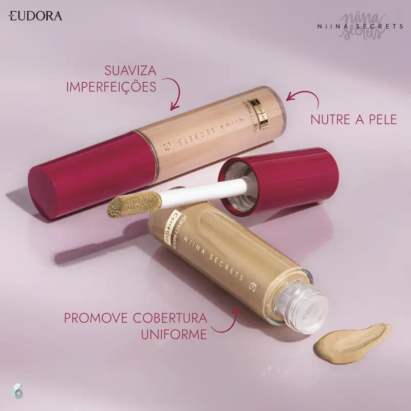 Eudora Niina Secrets Perfect Match Cor 85 - Corretivo Líquido 10ml