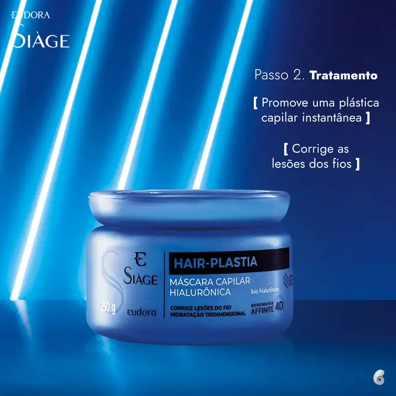 Kit Eudora Siàge Hair-Plastia Trio (3 Produtos)