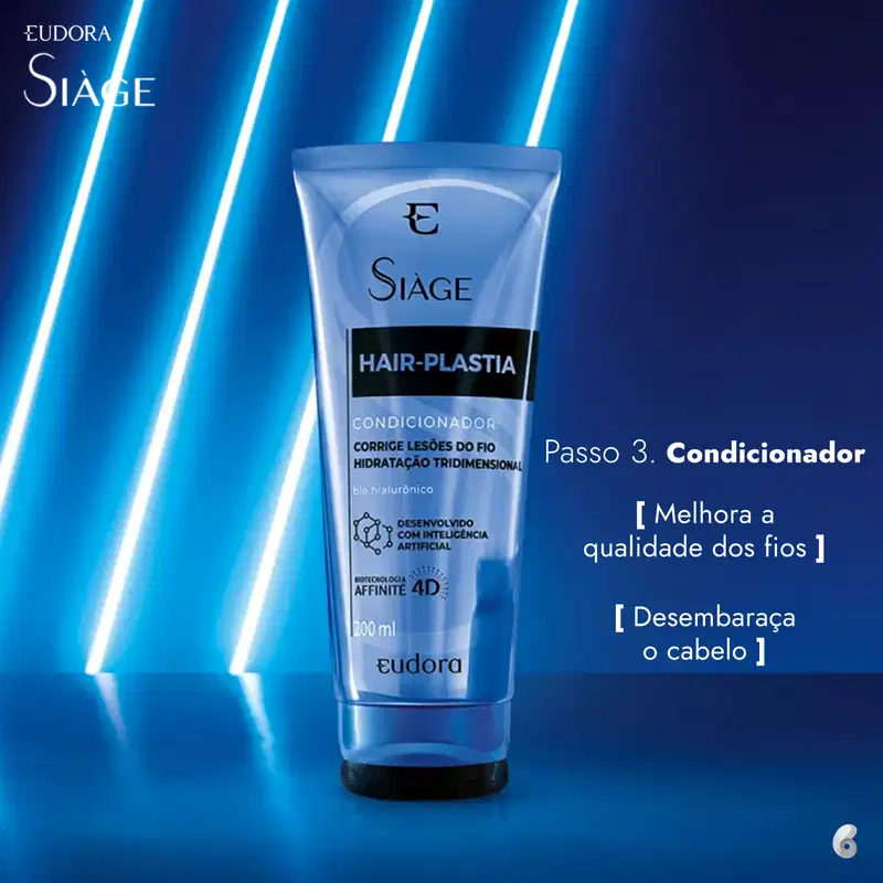Kit Eudora Siàge Hair-Plastia Trio (3 Produtos)