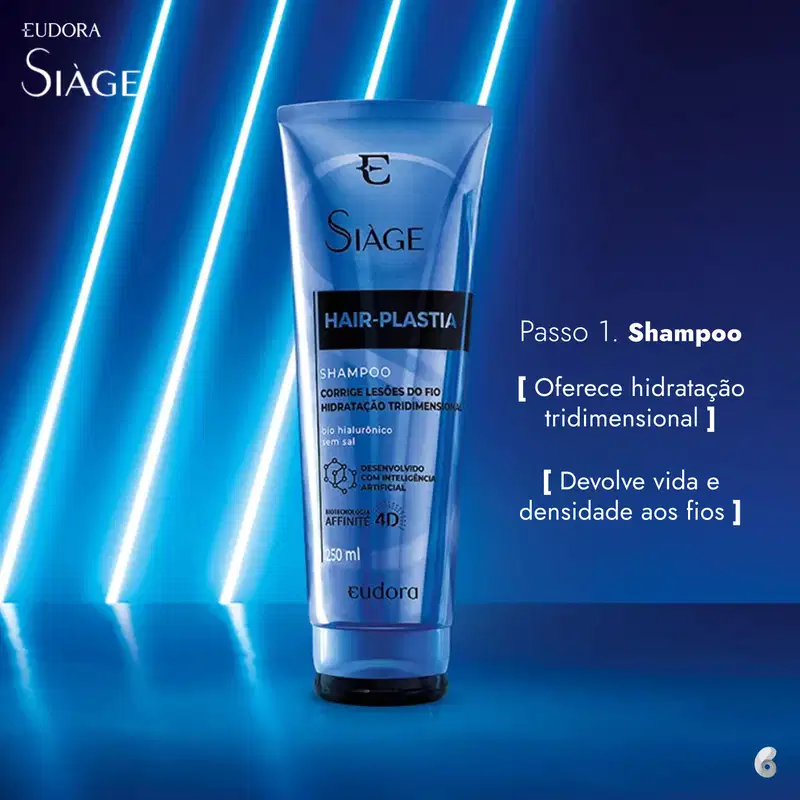 Kit Eudora Siàge Hair-Plastia Trio (3 Produtos)