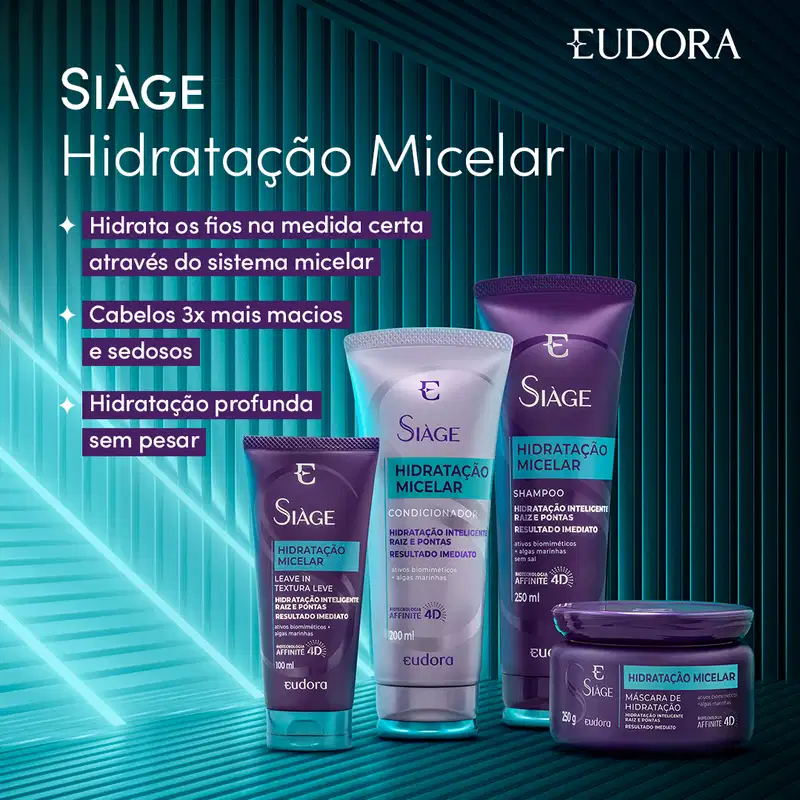 Combo Siàge Hidratação Micelar (4 itens)