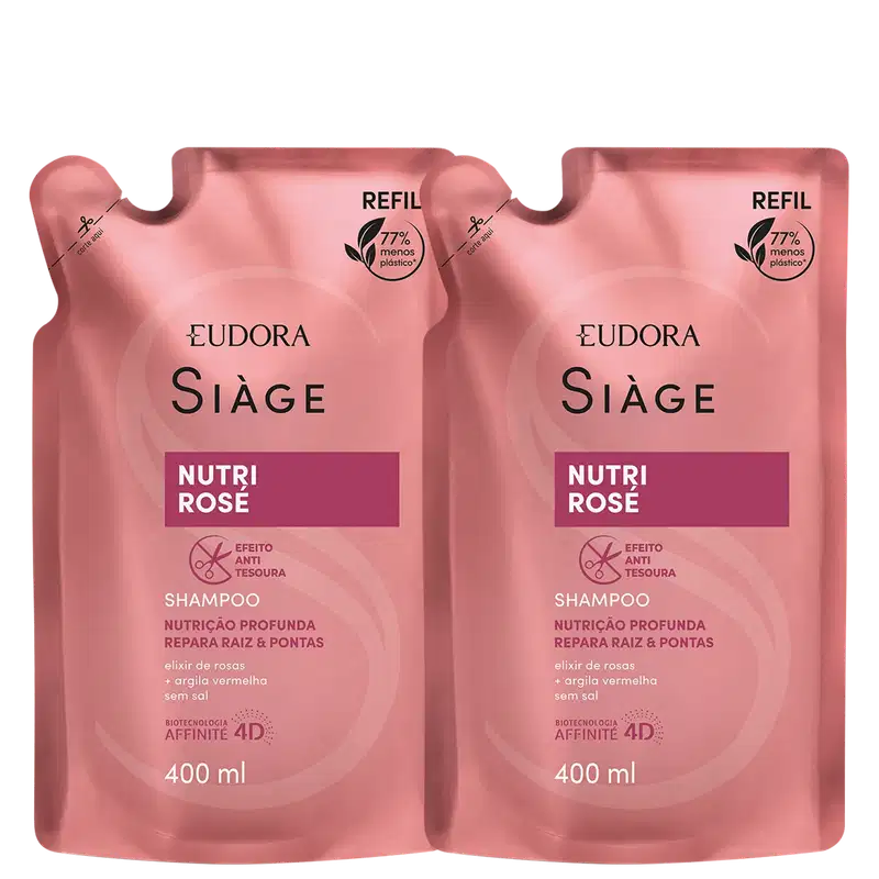 Kit Eudora Siàge Nutri Rosé Refil (2 Produtos)