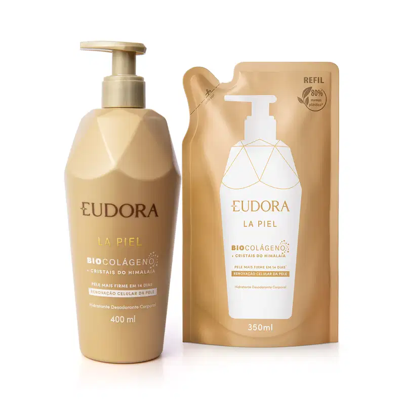 Kit Eudora La Piel Cristais do Himalaia + Refil (2 Produtos)