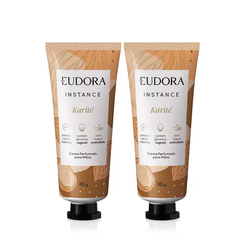 Kit Eudora Instance Karité Creme para Mãos (2 Unidades)