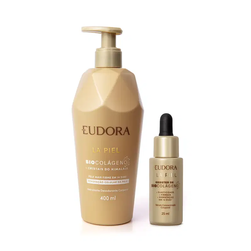 Kit Eudora La Piel: Sérum Concentrado Corporal 25ml + Hidratante Desodorante Corporal 400ml