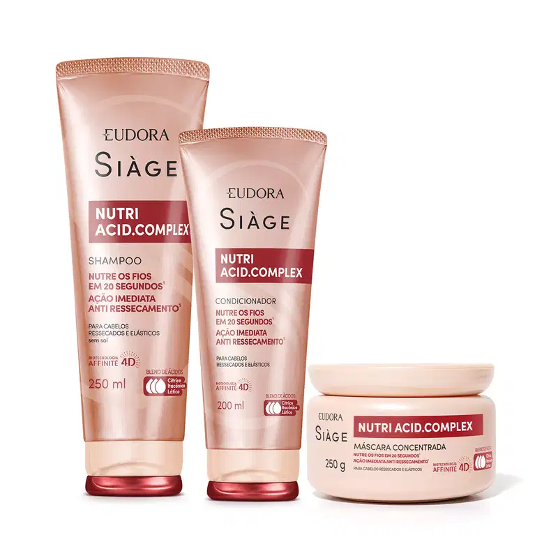 Kit Eudora Siàge Nutri Acid.Complex Trio (3 Produtos)