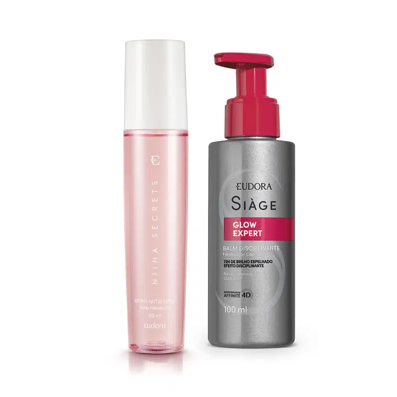 Kit Eudora Niina e Siàge Nutri Fresh + Glow Expert (2 Produtos)