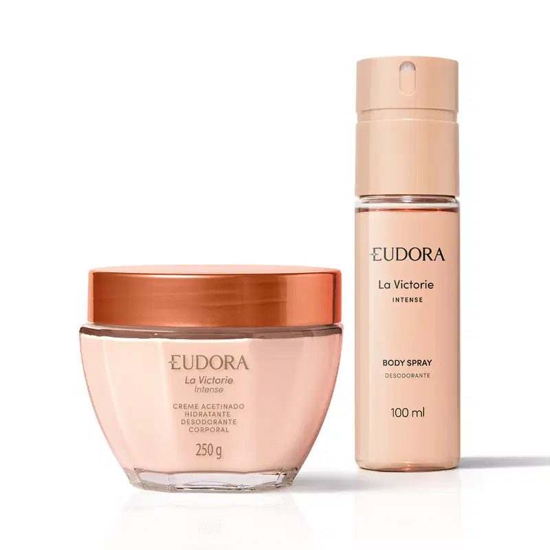 Combo La Victorie Intense: Body Spray 100ml + Creme Corporal 250g