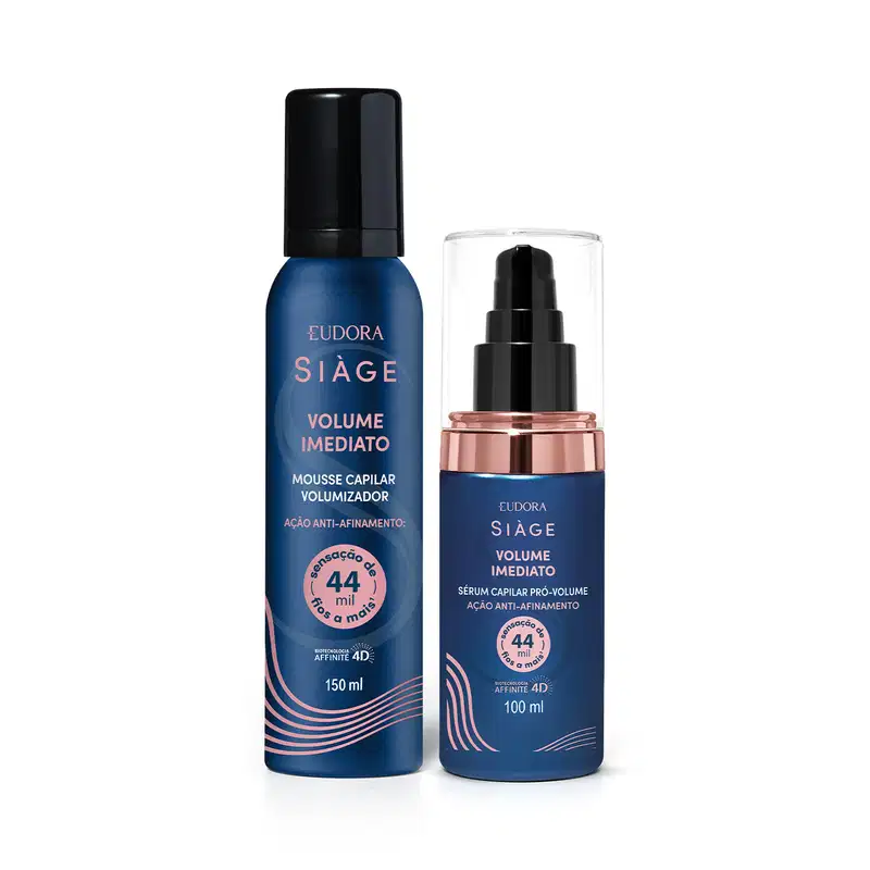 Combo Siàge Volume Imediato: Sérum Pró-Volume 100ml + Mousse Volumizador 150ml