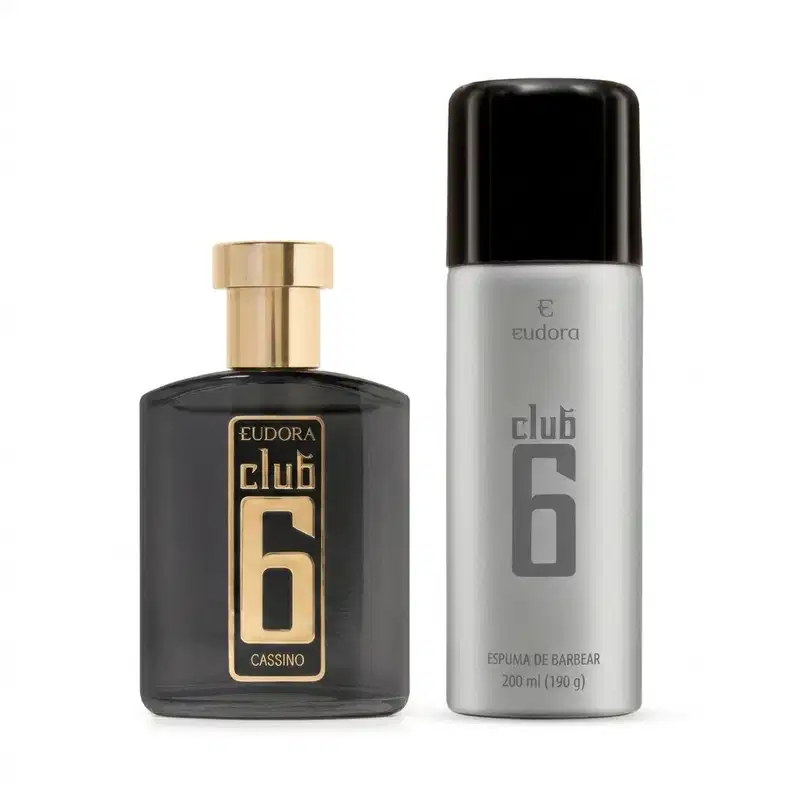 Combo Club 6: Desodorante Colônia Cassino 95ml + Espuma de Barbear 200ml