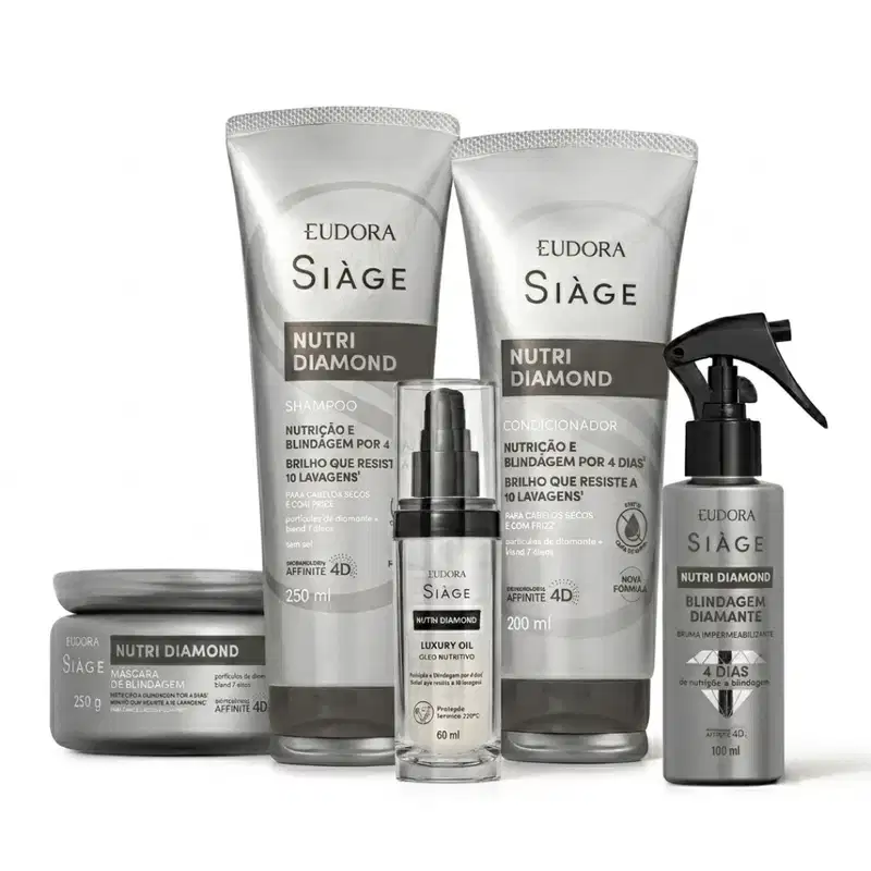 Combo Siàge Nutri Diamond (5 itens)