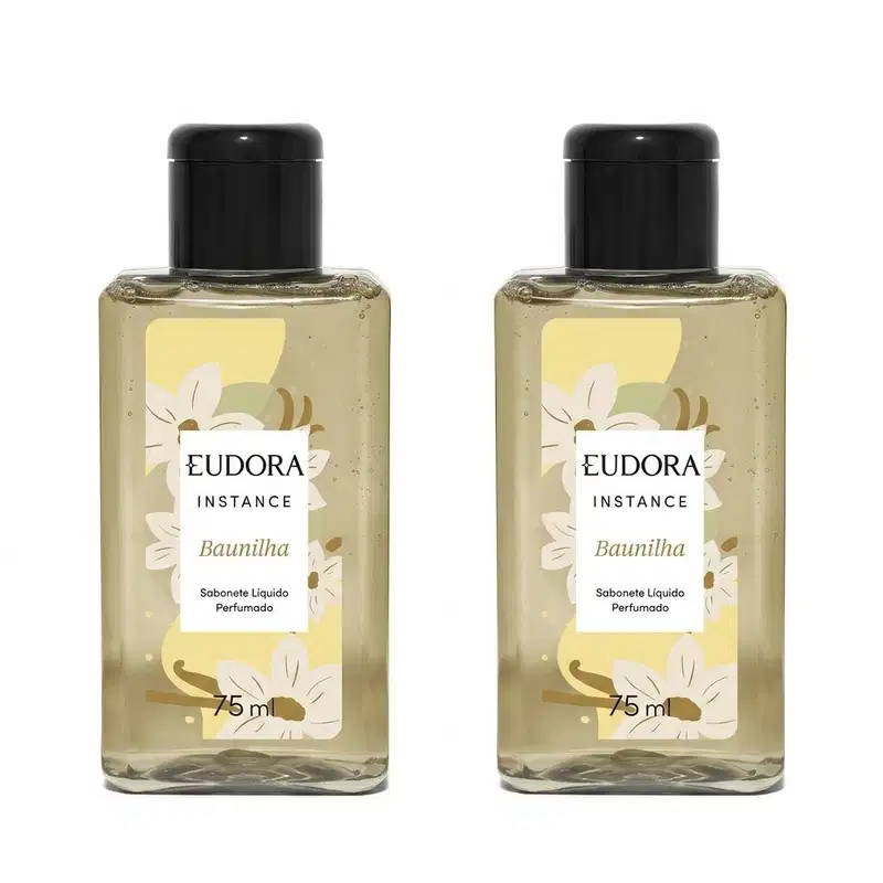 Combo Instance Baunilha: Sabonete Líquido 2x75ml