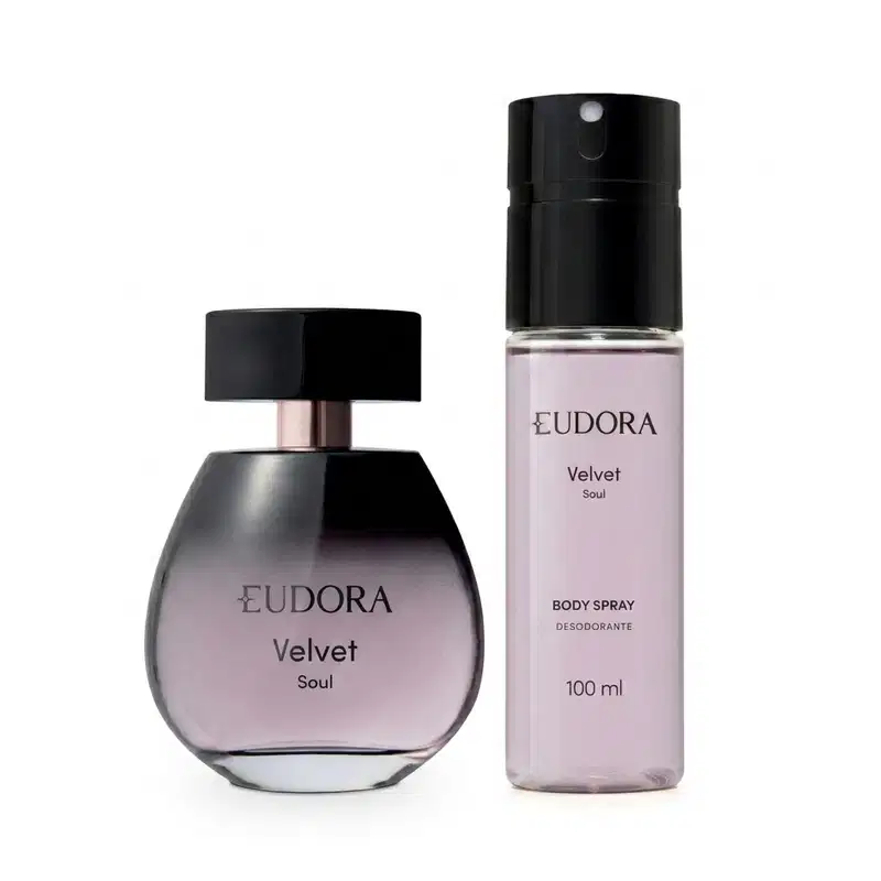 Combo Velvet Soul: Desodorante Colônia 100ml + Body Spray 100ml