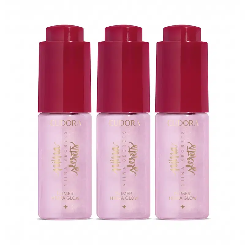 Combo Niina Secrets: Primer Hidra Glow 16ml (3 unidades)