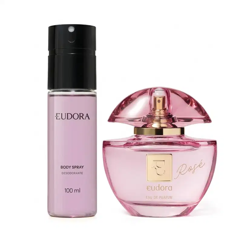 Combo Eudora Rosé Eau de Parfum 75ml + Desodorante Body Spray 100ml