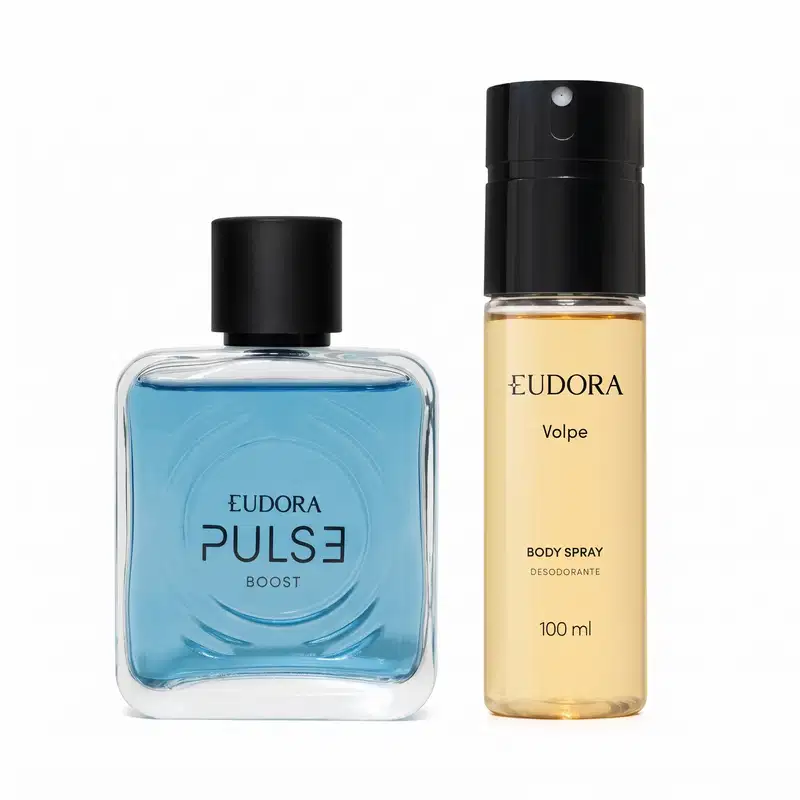 Combo Desodorante Colônia Pulse Boost 100ml + Body Spray Volpe 100ml