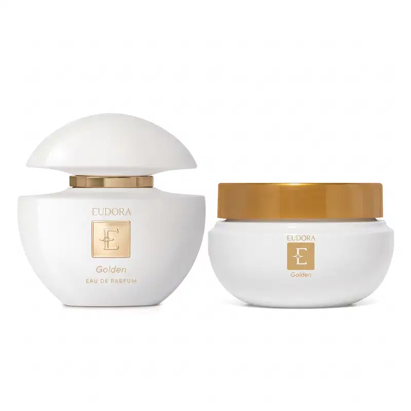 Combo Eudora Golden: Eau de Parfum 75ml + Creme Acetinado Desodorante Corporal 250g