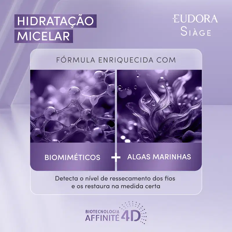 Máscara Capilar Siàge Hidratação Micelar 250g
