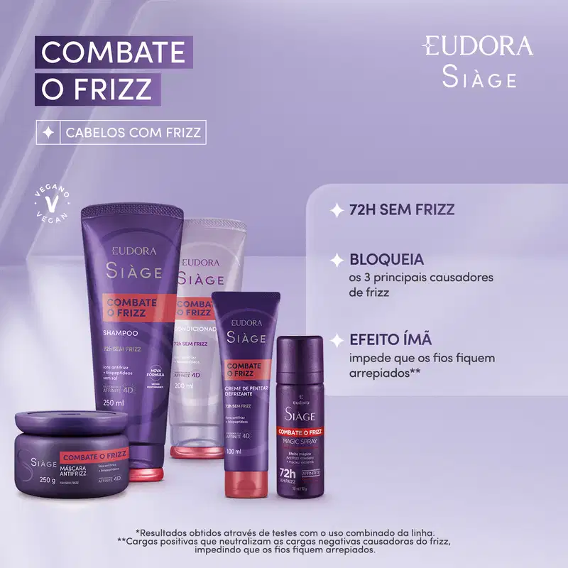 Condicionador Siàge Combate o Frizz 200ml