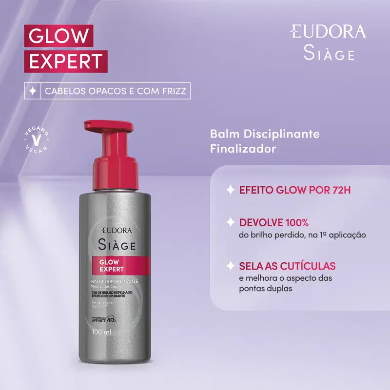 Balm Disciplinante Finalizador Capilar  Siàge Glow Expert 100ml