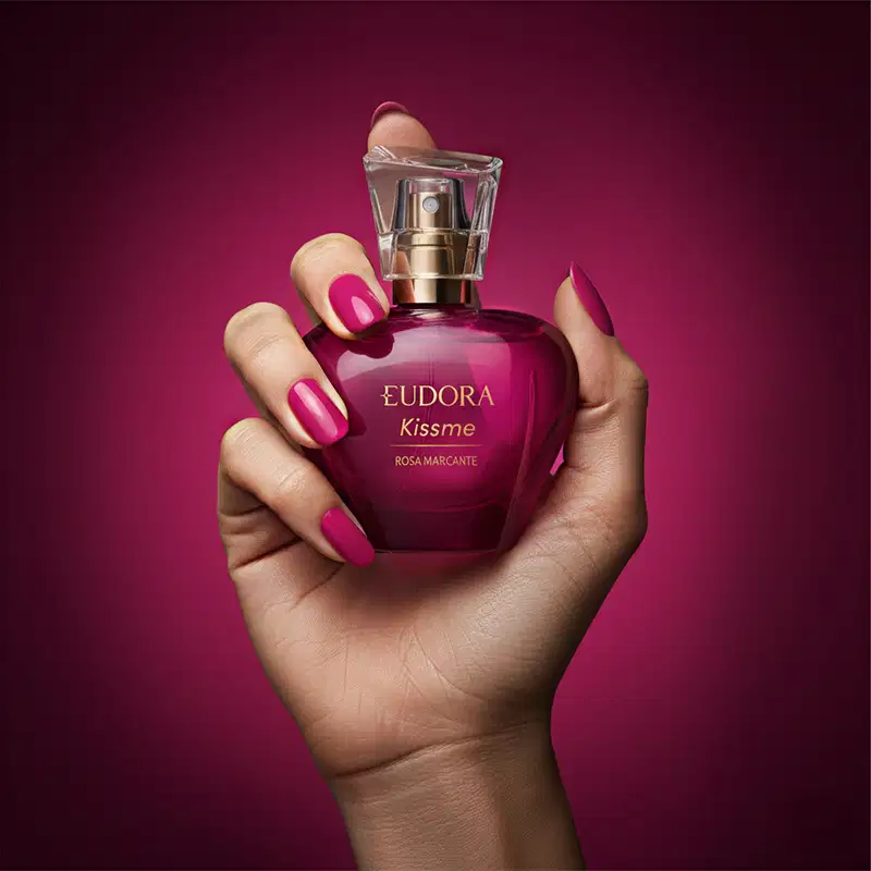 Kiss Me Rosa Marcante Colônia Desodorante 50ml
