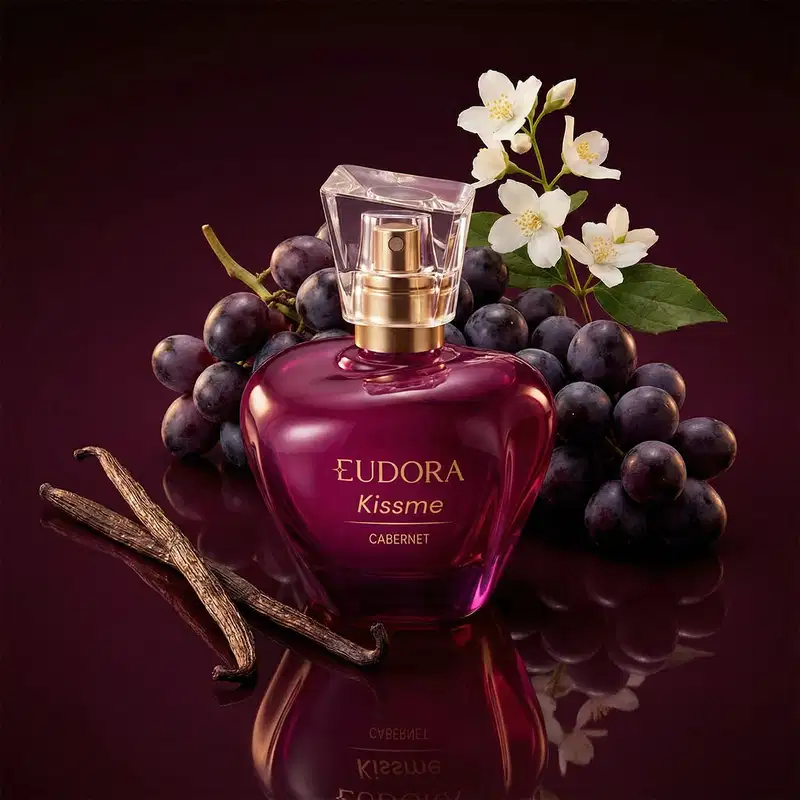 Eudora Kiss Me Cabernet Desodorante Colônia 50ml